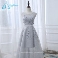 Elegant Formal Sequined Beading Pearls Sashes Lace Prom Dress